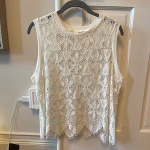 Anthropology- Deletta  tank top